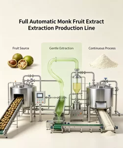 Full automatic monk fruit extract extraction production line