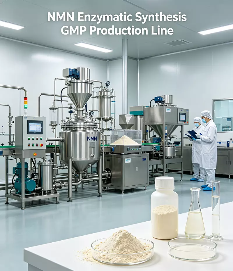 NMN enzymatic synthesis GMP production line