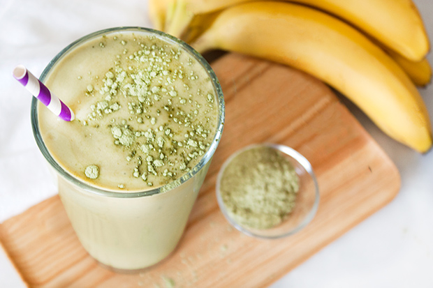 Vanilla Matcha Protein Smoothie