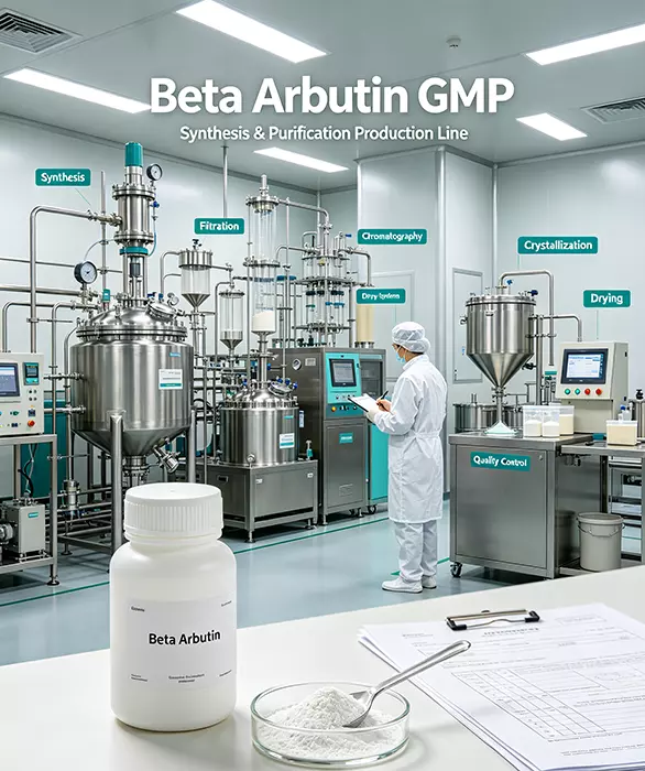 Beta Arbutin GMP synthesis purification production line