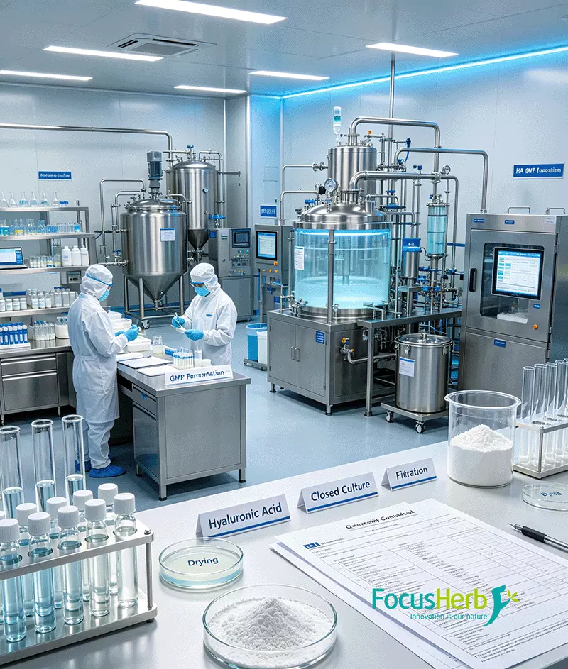 HA GMP fermentation production workshop