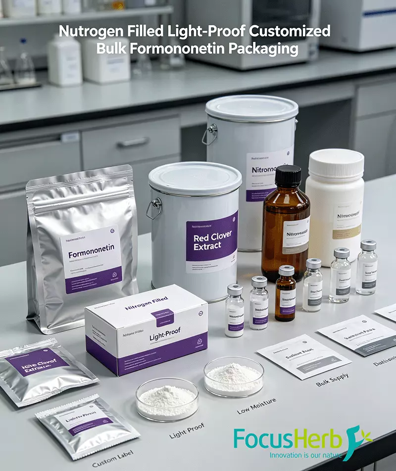 Nitrogen filled light-proof customized bulk formononetin packaging Nitrogen filled light-proof customized bulk formononetin packaging